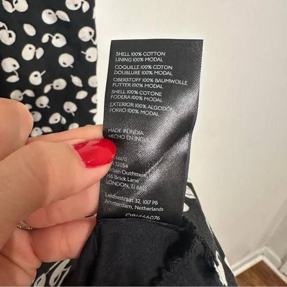 NWT Maeve Anthropologie Cecilia Pettersson Cherry Print Midi Dress - Picture 12 of 12